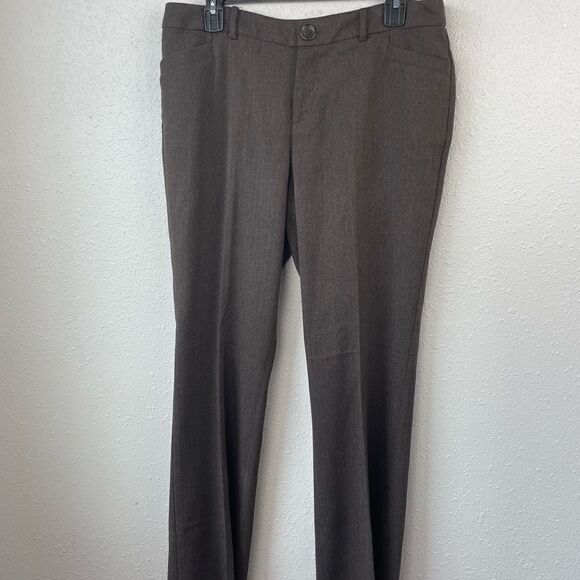 Pre-Owed Mossimo Womens Brown Stretch Dress Pants Size 8 - Picture 1 of 6